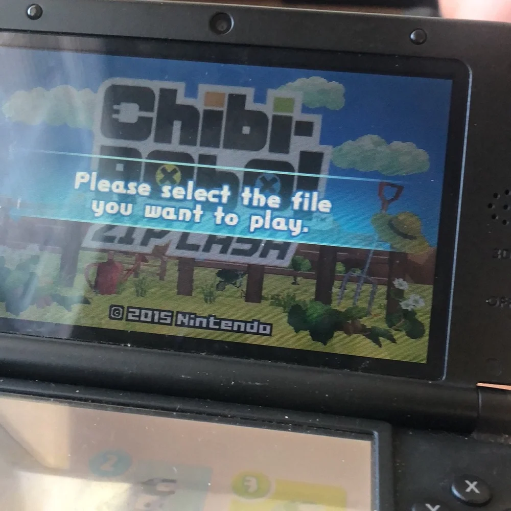 Nintendo Chibi Robo zip lash 3DS game